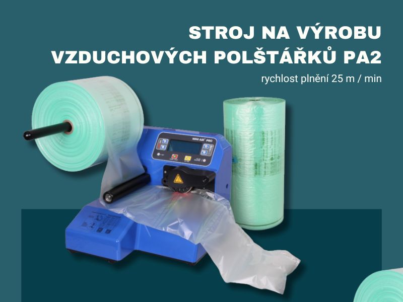 Stroj na výrobu vzduchových polštářků PA2