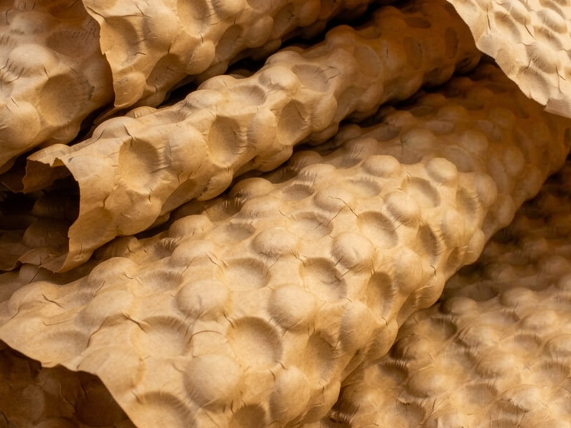 bublinkový papír - detail