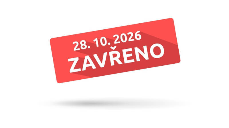 28. 10. 2026 - zavřená prodejna