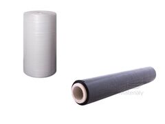 Set bublinková fólie 100cm + černá stretch fólie